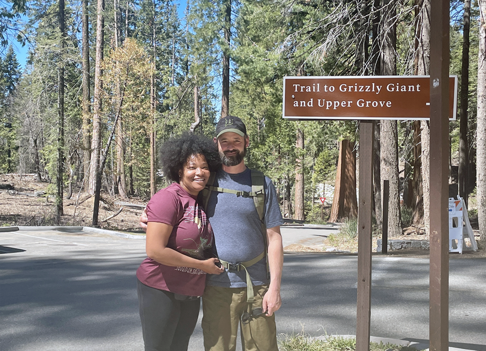 image of Nikita and Matt at Yosemite National Park